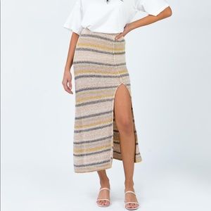 Maxi Skirt Multi Colored Pastels Beachy